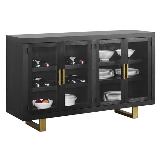 Steve Silver Yves Server in Rubbed Charcoal - Valeri Furniture & Blinds (Appleton, WI)